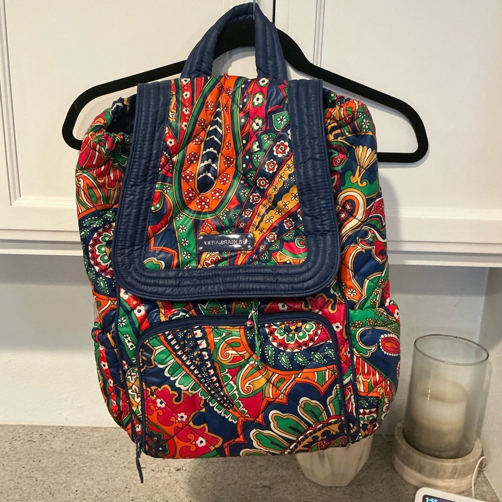 Vera Bradley Colorful Paisley Backpack
